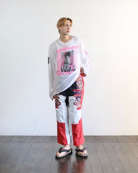 doublet 24SS 新作SEE-THROUGH PRINT LONG SLEEVE T-SHIRT style 2024.2.17