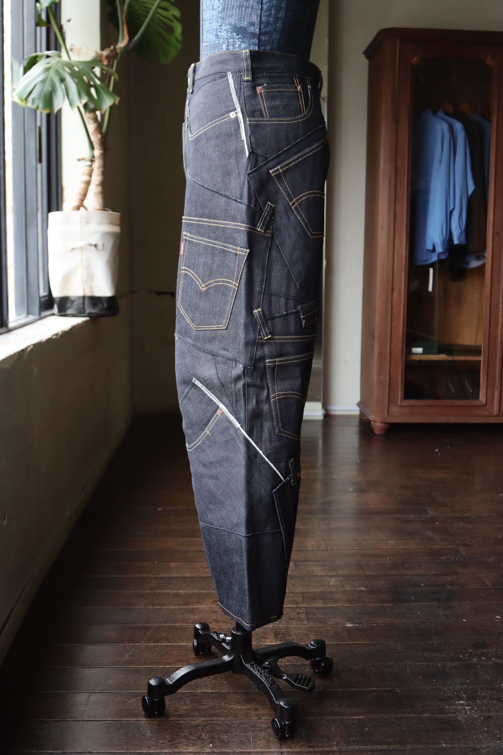 ジュンヤワタナベマン24SS Levi'sダブルネームカスタムデニムパンツ(WM-P201-051) ☆4月5日(金)発売！