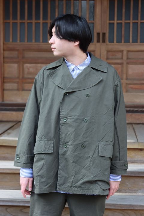 FreshService OVERDYED LEFT TWILL COAT(FSW-22-CT_38) style.2022.3.5