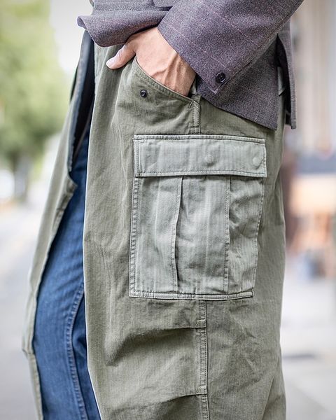 ジュンヤワタナベマン24AW ウールチェック×綿ヘリンボーンコート スタイル 8月3日(土)新作発売！