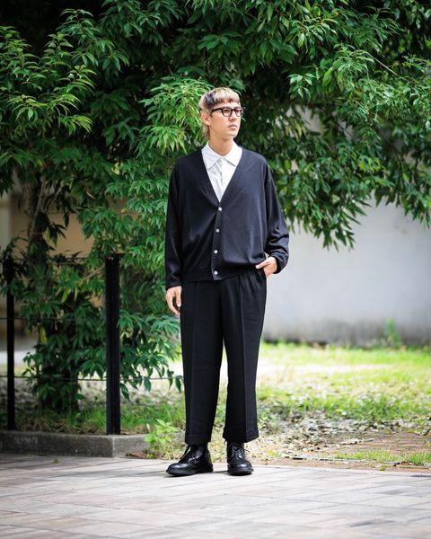 A.PRESSE Wool Cotton High Gauge Cardigan 7月4日(土)新作発売！
