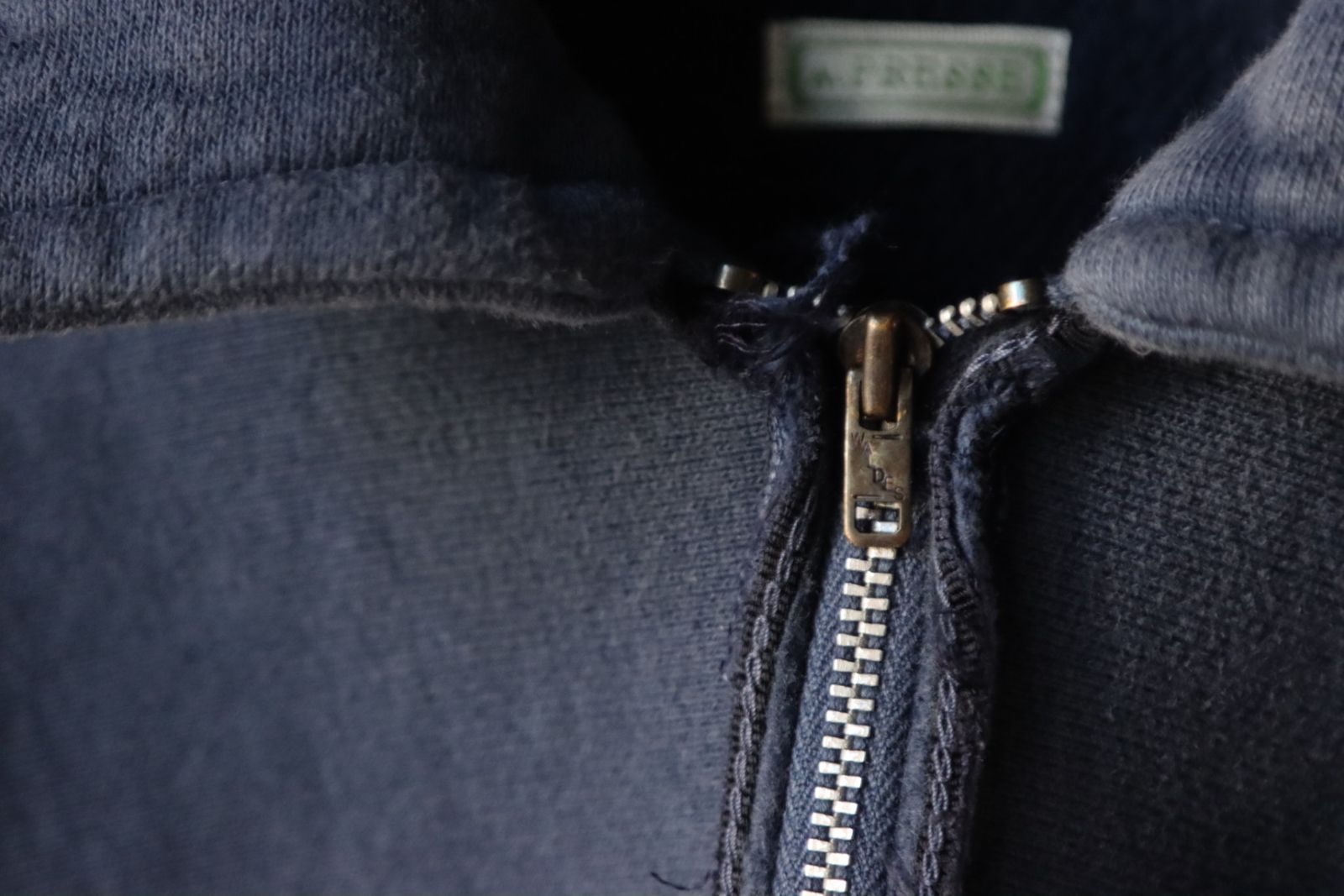 アプレッセ22FW Vintage Half Zip Sweatshirt(22AAP-05-03M)NAVY※8月27日(土)発売
