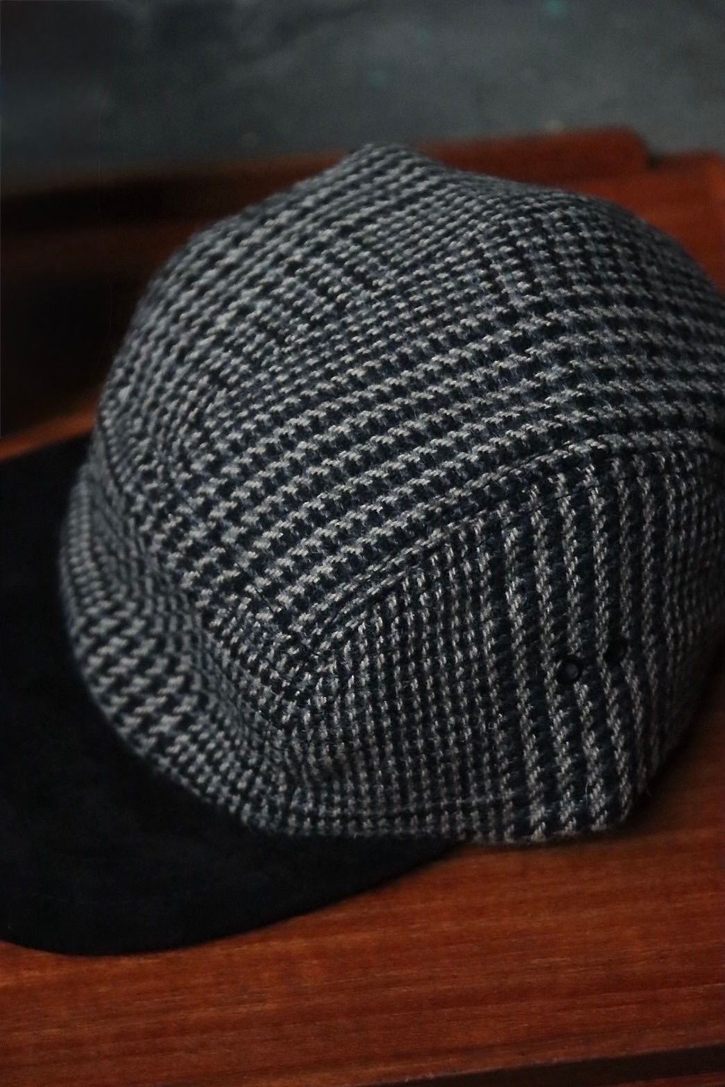 エンダースキーマ 25SA キャップ tweed jet cap(xu-c-twc)black