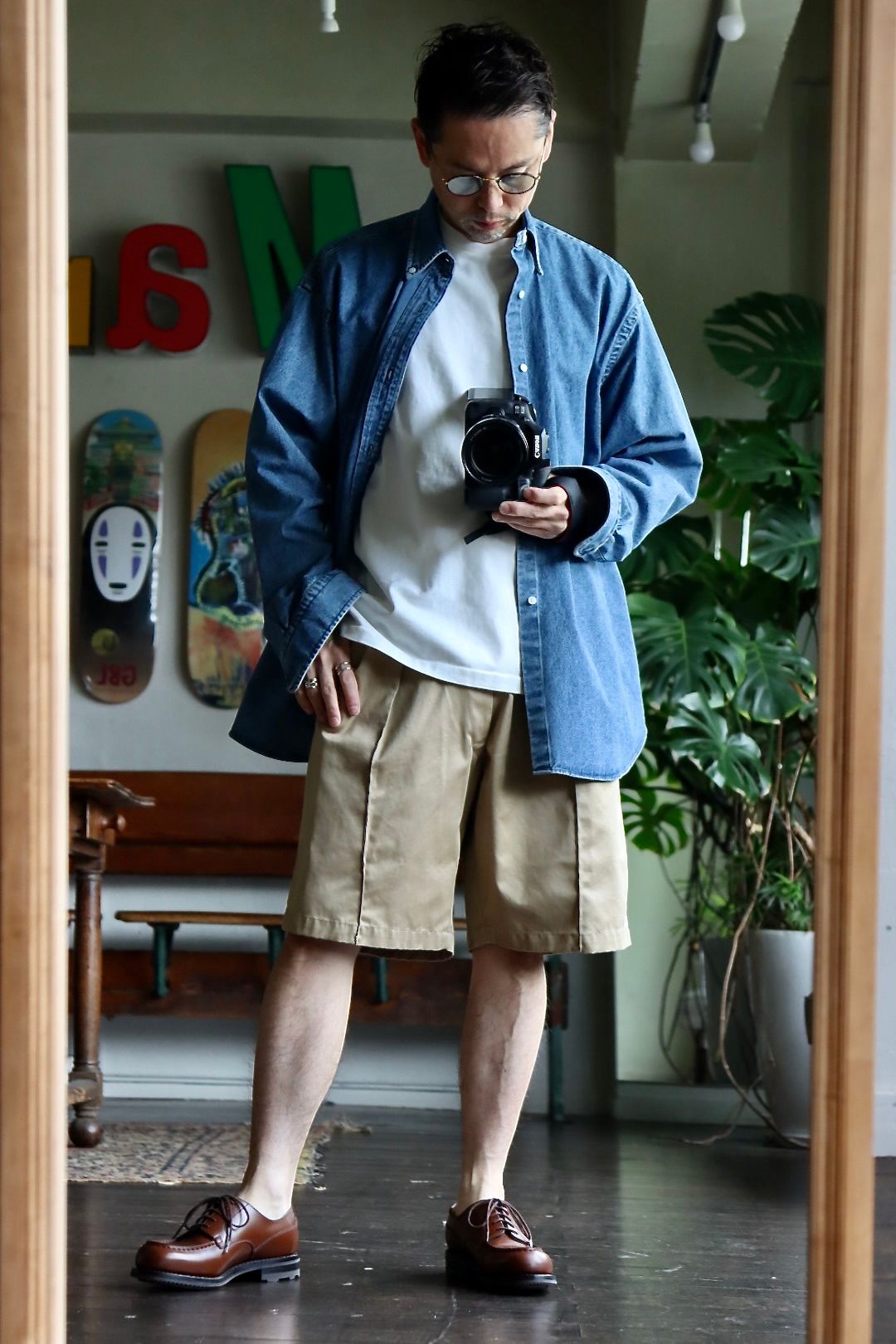 A.PRESSE ワイドチノ US ARMY Chino Trousers-