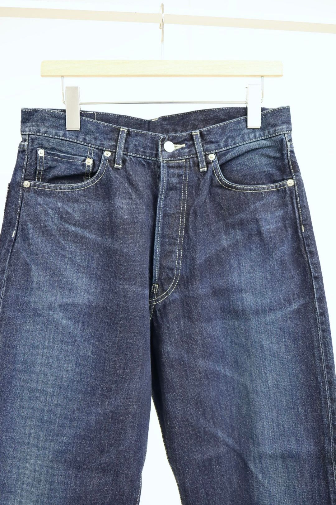 グラフペーパー Selvage Denim Five Pocket wide Straight Pants(GU261-40059DB)INDIGO_DARK FADE★1月24日(土)発売！