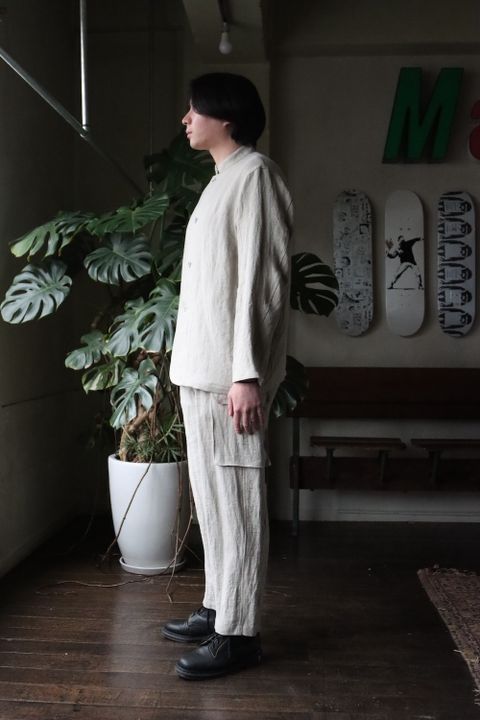 blurhms Linen Twill Hospital Jacket(BHS22S006) style. 2022.01.24.