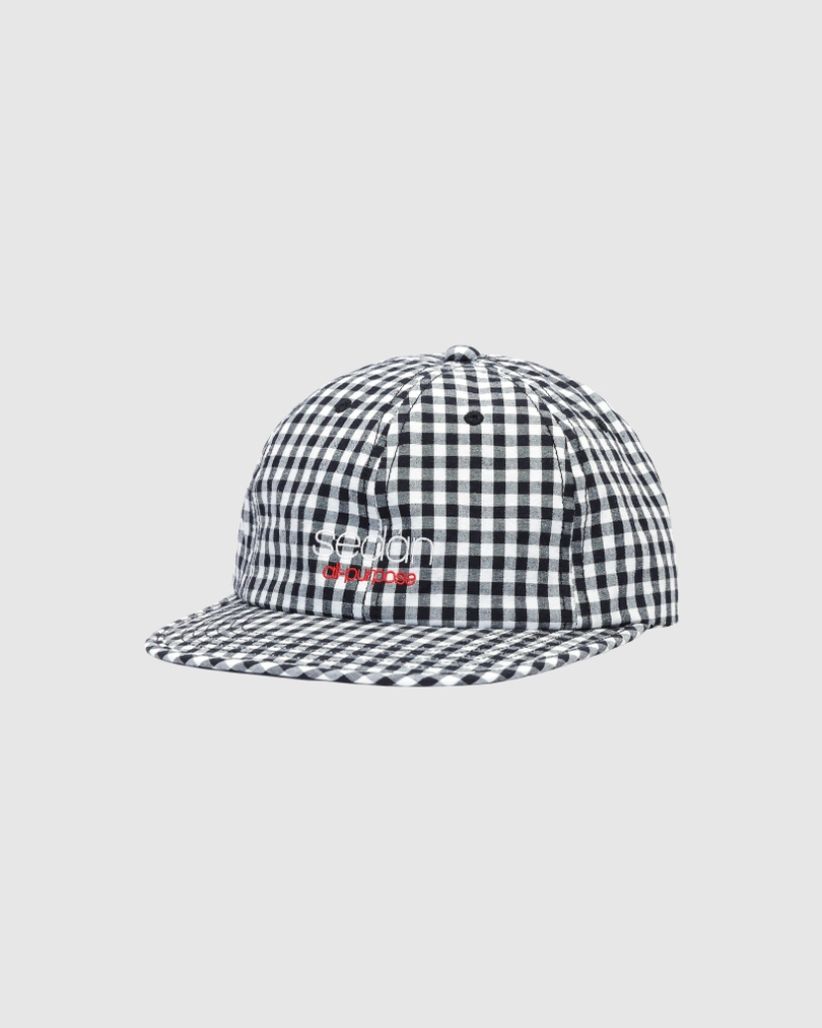 セダンオールパーパス SS26 Classic Logo Cotton Linen Cap(SD26S-CP04)Gingham Plaid☆3月20日(金)発売！