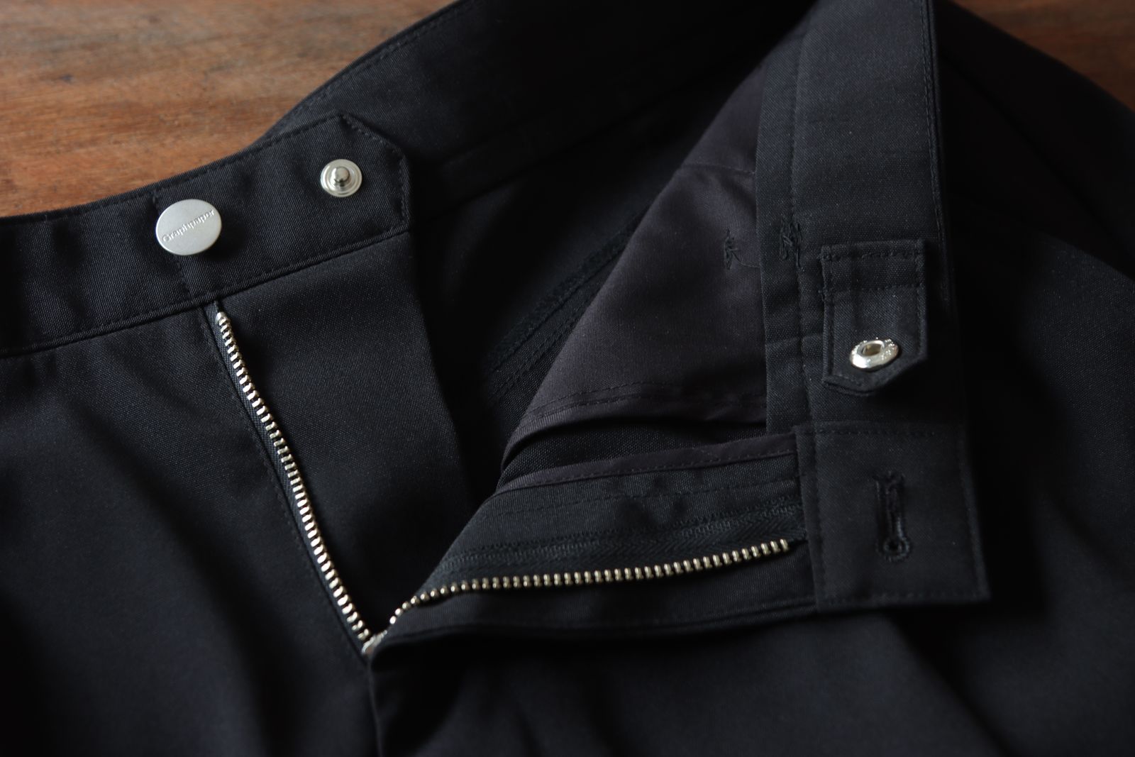 グラフペーパー  25SS Semi Dull Oxford Shorts(GU251-40263)BLACK☆3月1日(土)入荷！