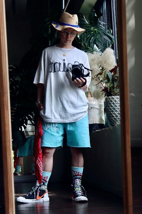 ©SAINT M×××××× 23AW HEART SAINT TEEスタイル
