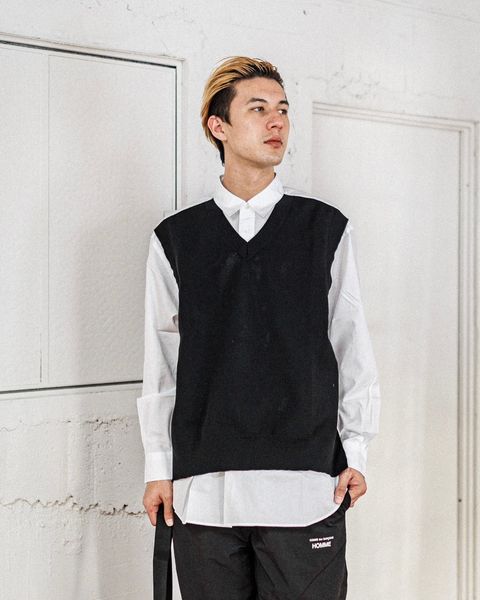 COMME des GARCONS HOMME 異素材切り替えシャツ スタイル 2月8日(土)新作発売！
