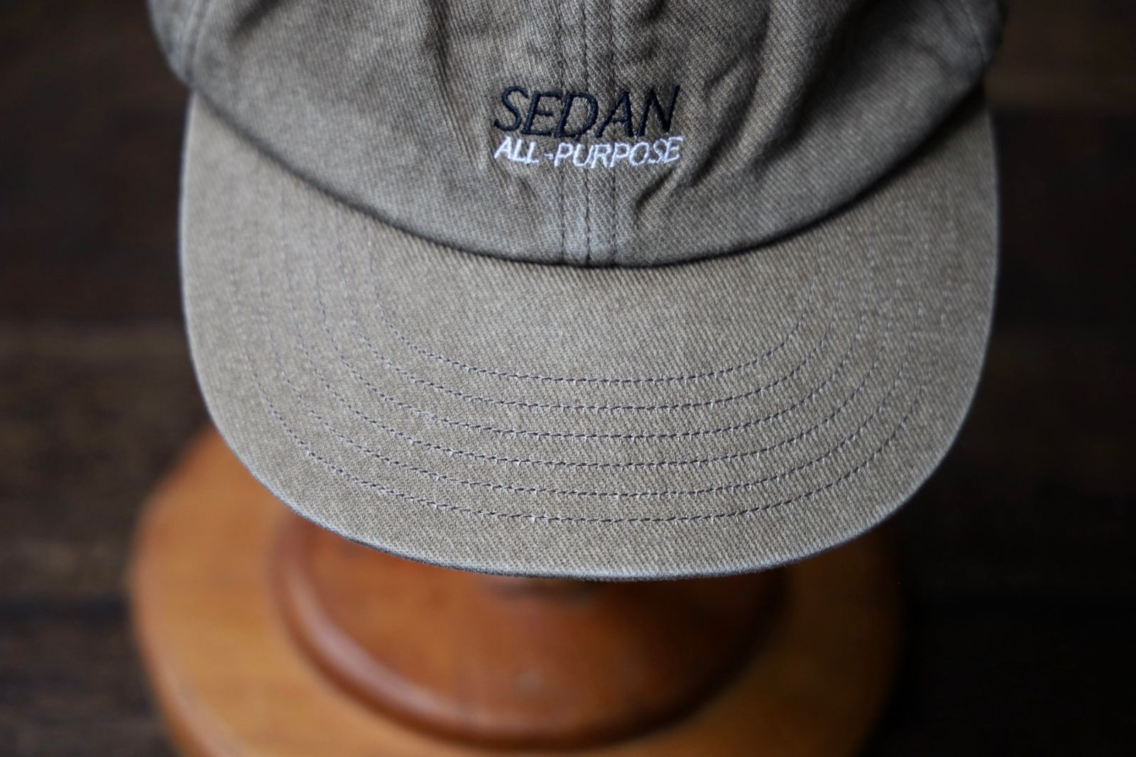 セダンオールパーパス FW25 OG Logo Vintage Washed Cap(SD25F-CP02) Dark Khaki☆8月23日(土)発売！
