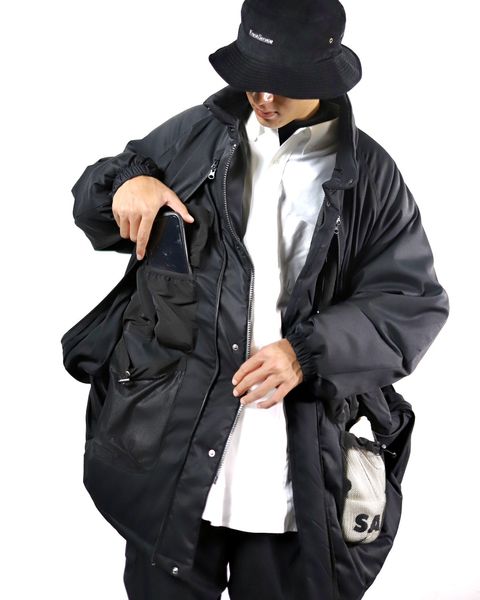 FreshService × HOUYHNHNMコラボ"BLACK"セットアップスタイル