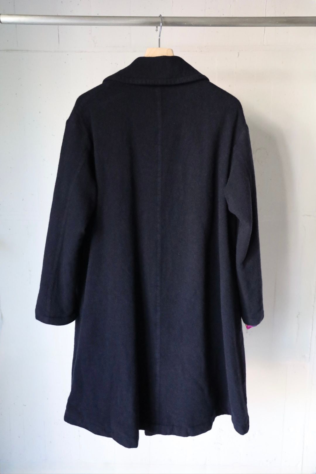 tao 26FW ウールツイル先染 製品縮絨コート(TR-C009-051-1)BLACK☆10月2日(金)発売！