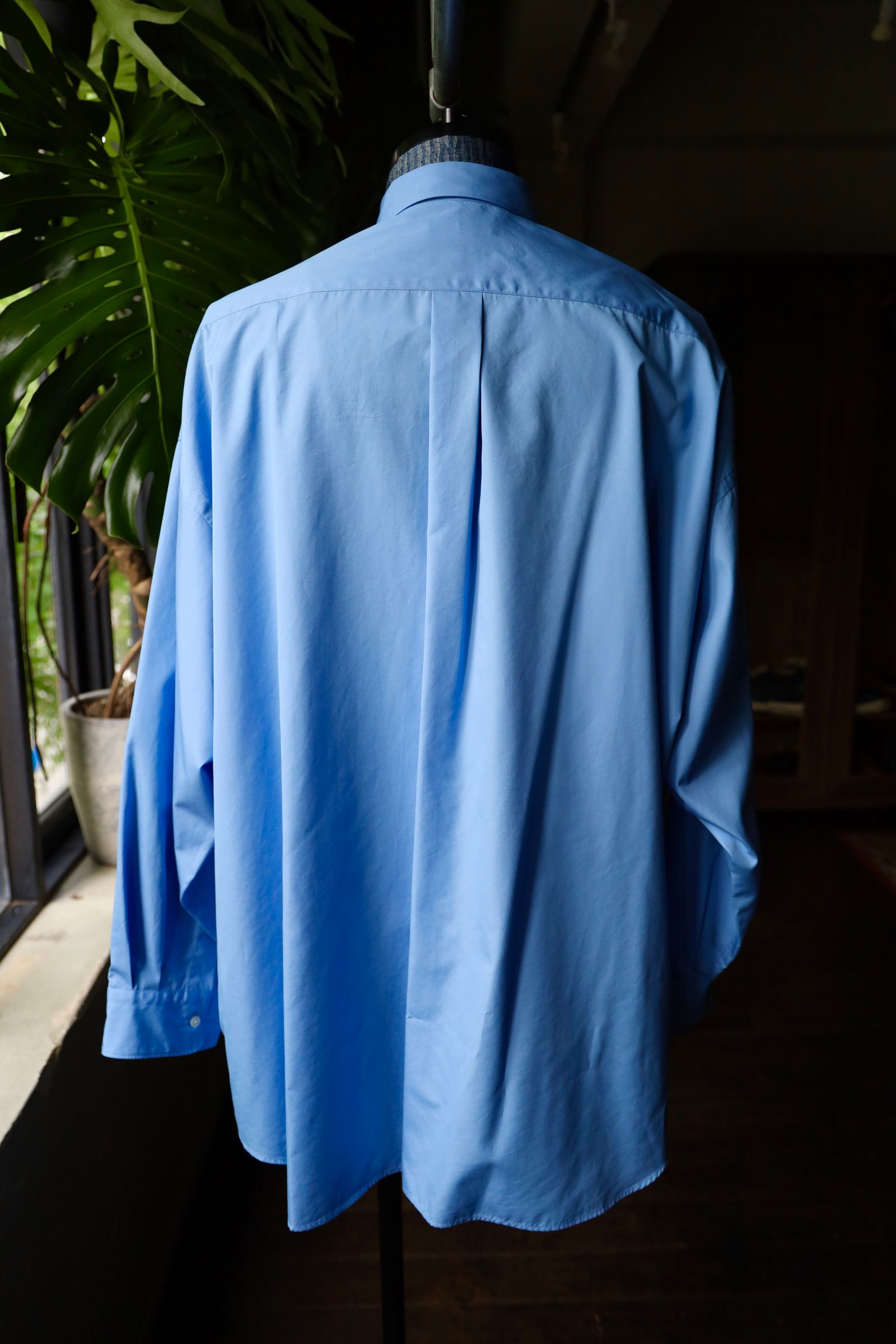 Hight Count Wide Spread Collar Shirt(GM234-50032B)BLUE