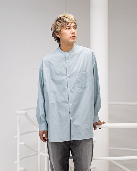 Graphpaper ALUMO for GP L/S Oversized Band Collar Shirt 1月31日(土)新作発売！