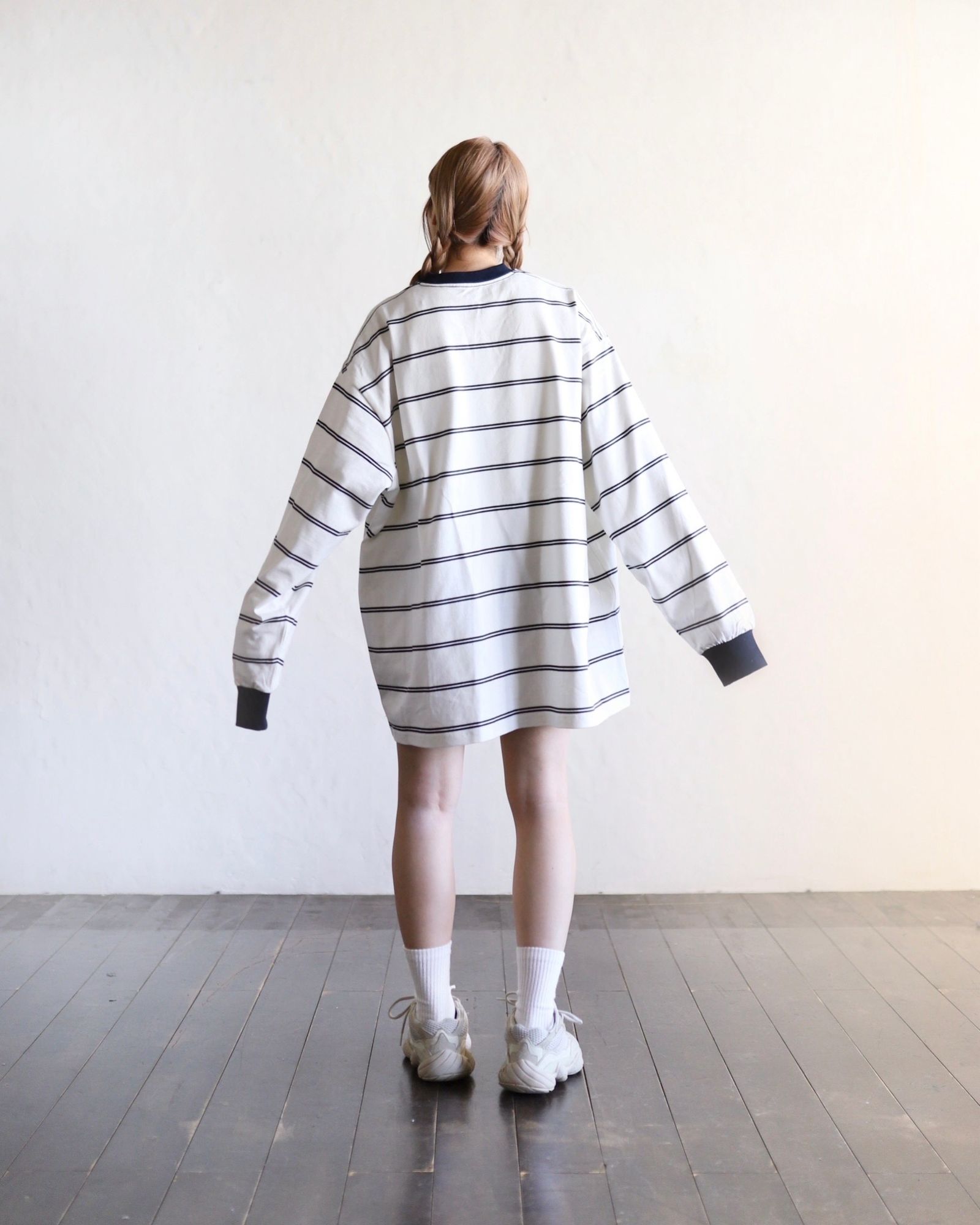FreshService 新作MULTI BORDER L/S TEE style.2024.2.17