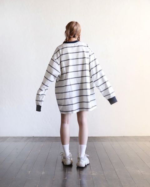FreshService 新作MULTI BORDER L/S TEE style.2024.2.17