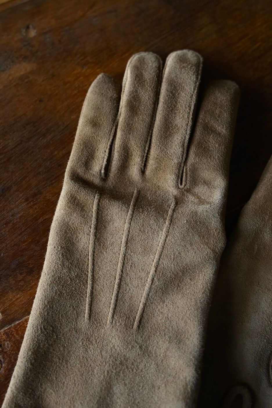 エンダースキーマ スエードグローブ suede glove(tq-rc-sgb)khaki☆9月6日(土)発売！