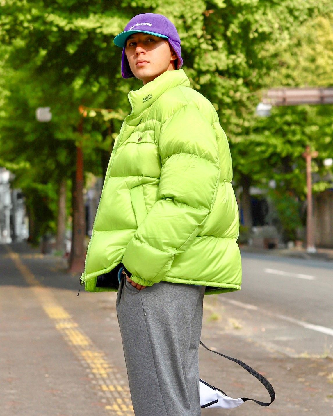 セダンオールパーパスFW23 Micro Ripstop Down Jacket (SD23F-JK06)Lime