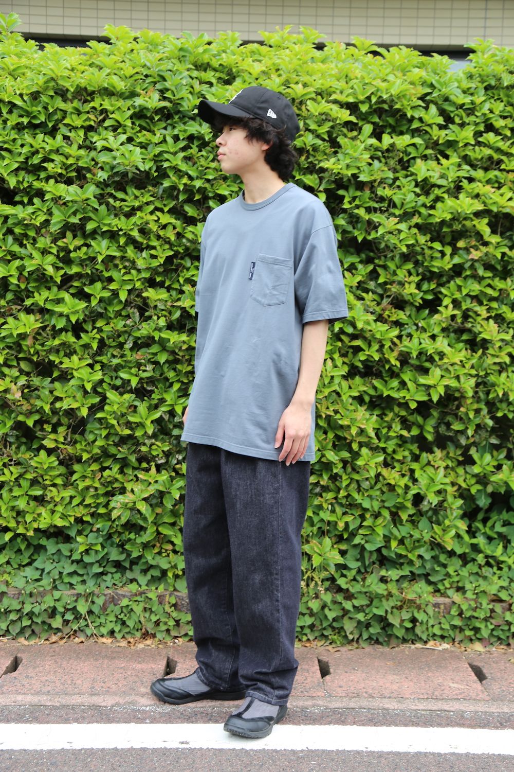 COMME des GARCONS HOMME 綿天竺製品染ポケットTシャツ(HG-T003-051) style.2021.05.11.