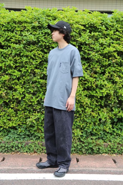 COMME des GARCONS HOMME 綿天竺製品染ポケットTシャツ(HG-T003-051) style.2021.05.11.