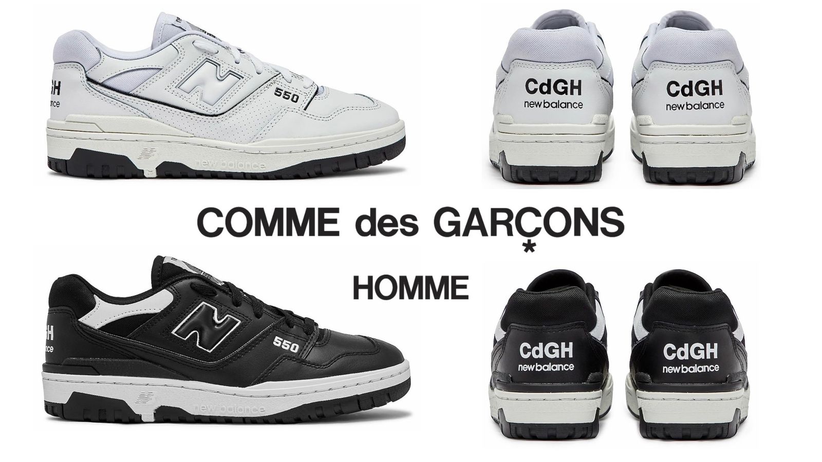 COMME des GARCONS HOMME×New Balance BB550 11月18日(金)発売！ | mark