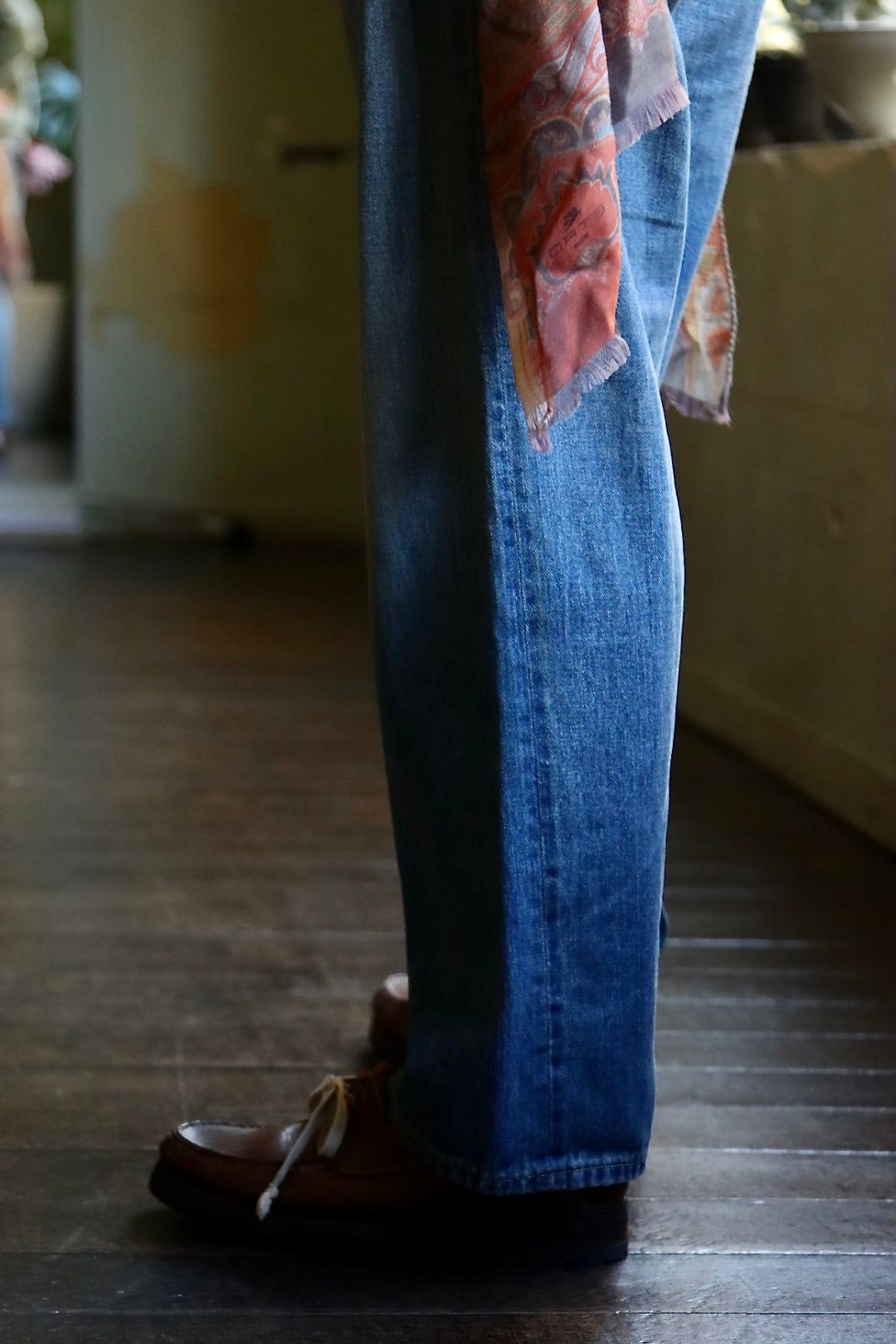 A.PRESSE アプレッセ 23Style No.2 Washed Denim Pantsスタイル