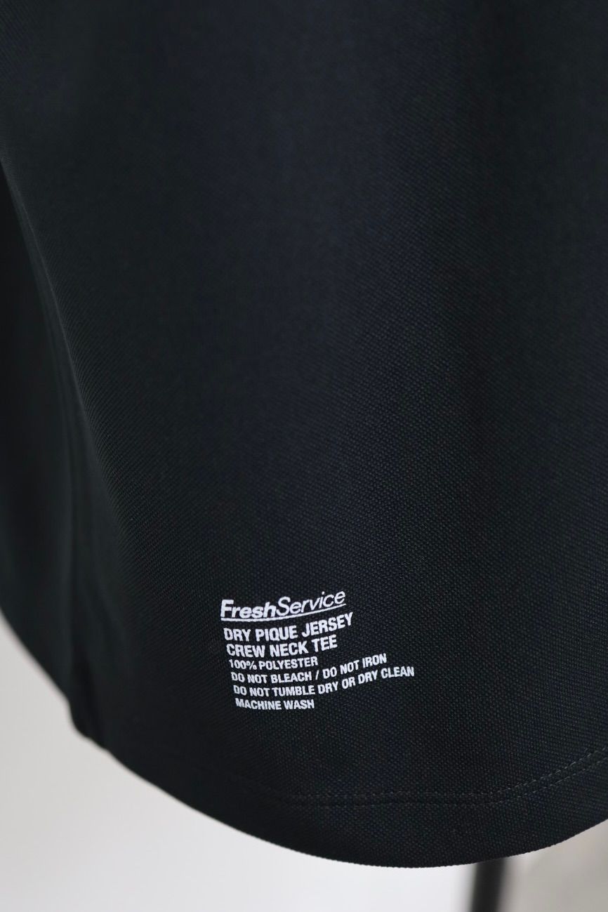 フレッシュサービス DRY PIQUE JERSEY CREW NECK "DISPATCH"(FSC263-70159)BLACK☆7月25日(土)新作発売！