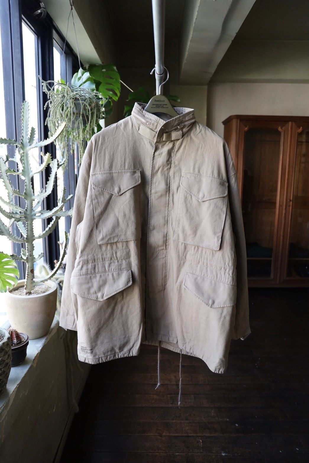 フレッシュサービス BACK SATEEN FIELD JACKET(FSC251-20136)TAN
