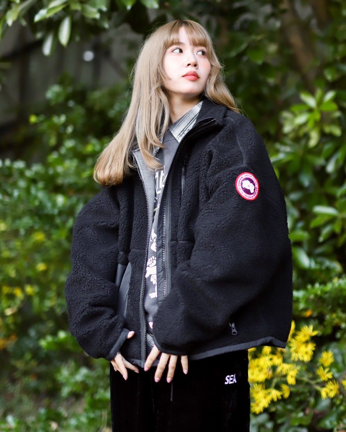 カナダグース 新作Simcoe Fleece Zip-up Sweater Kind High Pile
