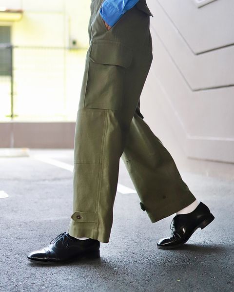 blurhms ブラームス 23FW Cotton Serge 47 Pantsスタイル