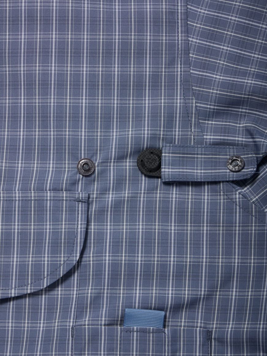 DAIWA PIER39(ダイワピア39) TECH FISHING SHIRT S/S SUMMER PLAID(BE-70026)SMOKE BLUE☆2月21日(土)発売！