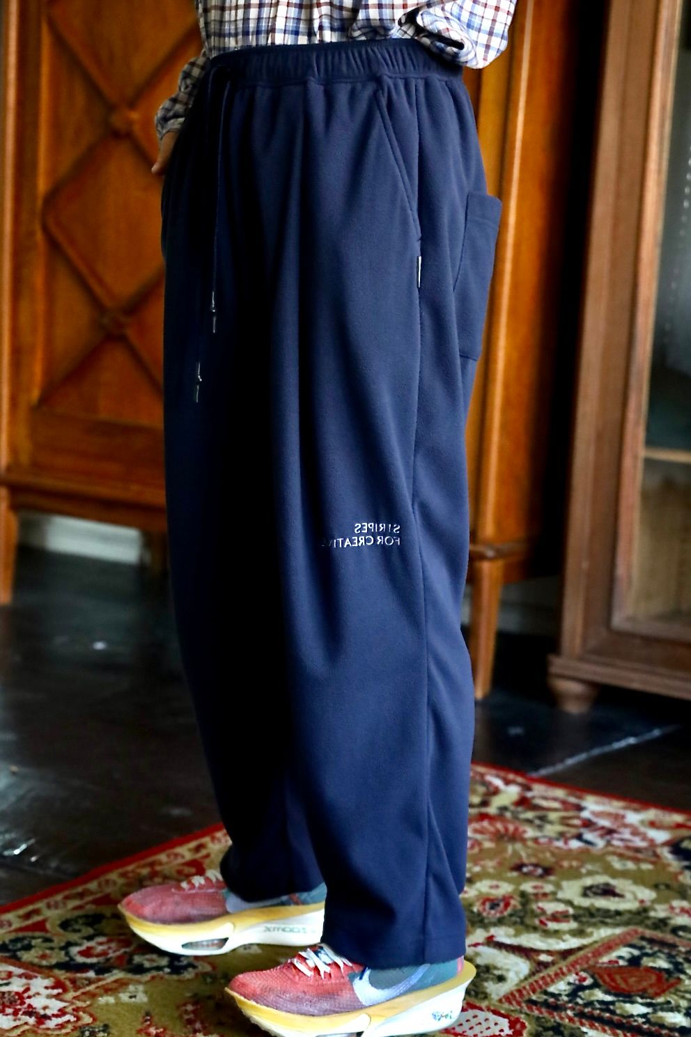 S.F.C FLEECE SUPER BIG LS ROUND TEEスタイル