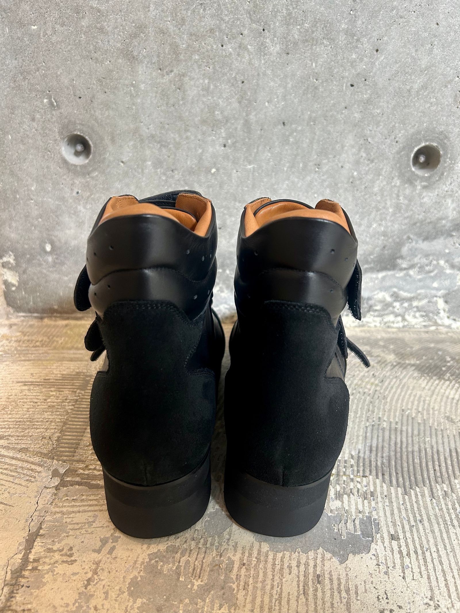 FOOTWORKSフットワークス ジャーマンミリタリーパイロットトレーナーシューズGerman Military Pilot Trainer Shoes(F04-0001_M)BLACK