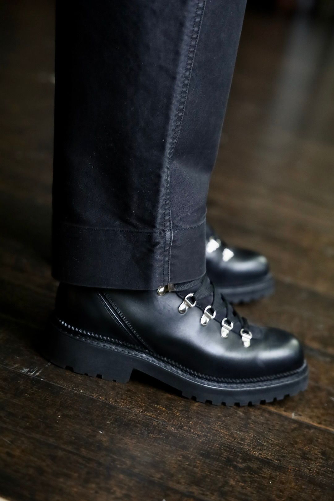 LASTMAN 24AW ラストマン大久保篤志 MOLESLIN MECHANIC PANTSスタイル