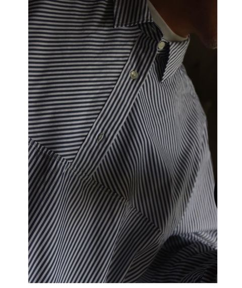 FreshService CORPORATE STRIPE ANORAK SHIRTスタイル