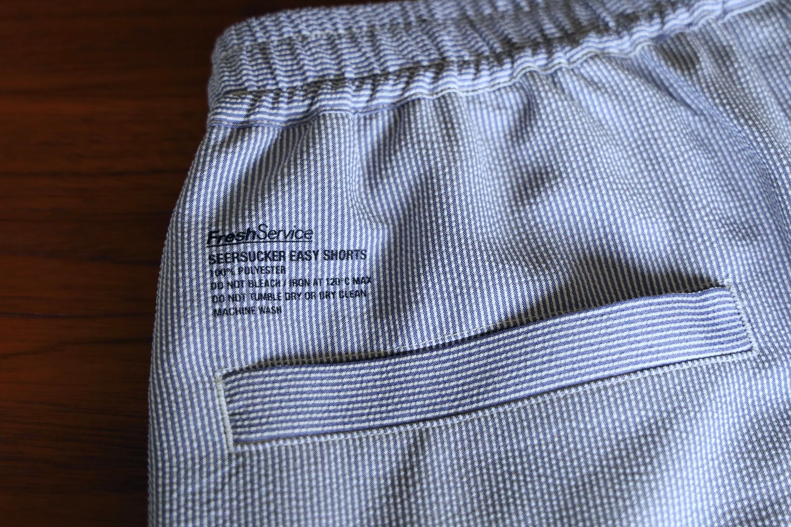 フレッシュサービス SEERSUCKER EASY SHORTS (FSC252-40044)BLUE
