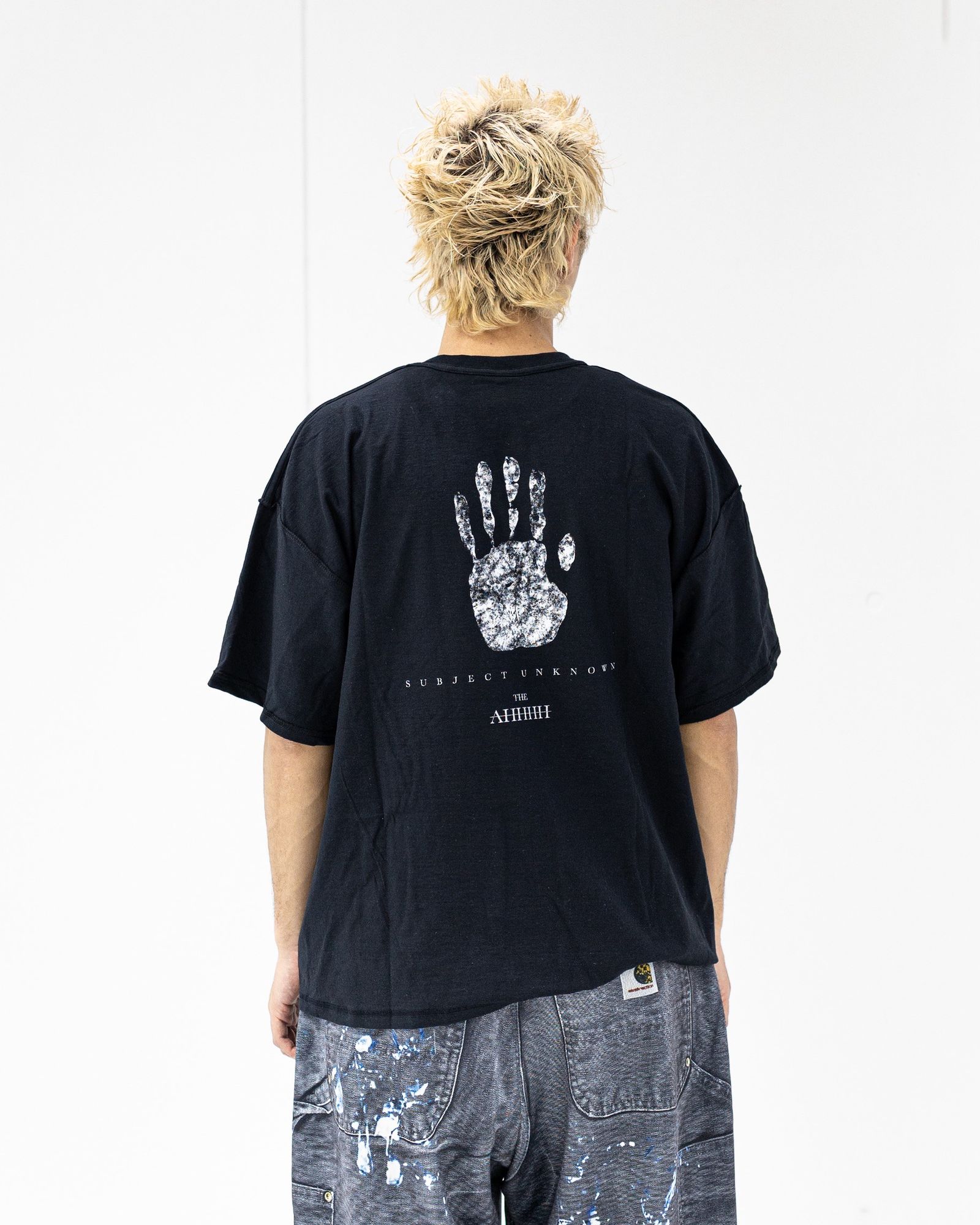 イズネスミュージック 26SS THE AHHHH T-SHIRTS(IMP7_17_NABET01)BLACK☆新作発売！