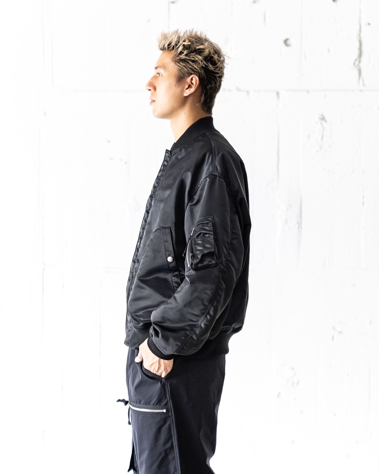 COMME des GARCONS HOMME 綿ナイロンダブルツイルブルゾン 8月9