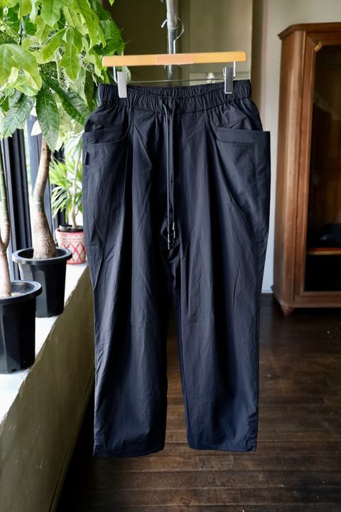 S.F.C 25FW エスエフシー WIDE TAPERED EASY PANTS(NEW CRISPY) (SFCFW25P04)Black☆9月20日(土)発売！