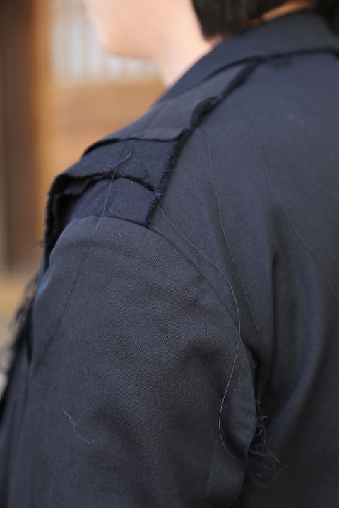yohji yamamoto M-3BS 重ねST止レイヤードジャケット(HR-J10-802) style.2021.2.28.
