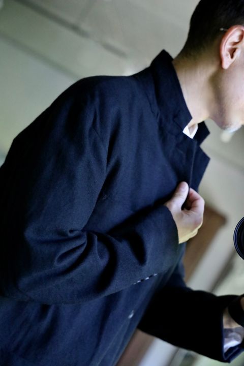 COMME des GARCONS HOMME 縮絨ウールサージセットアップスタイル2024.10.06.