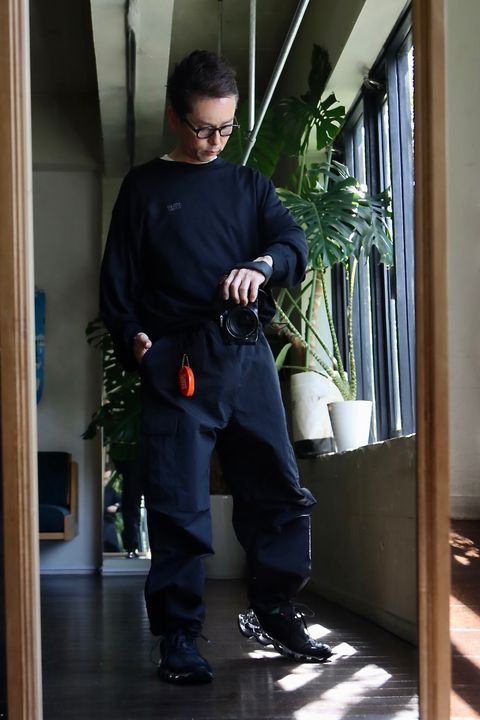 SEDAN ALL-PURPOSE FW23 Big Cargo Pants"Black"スタイル