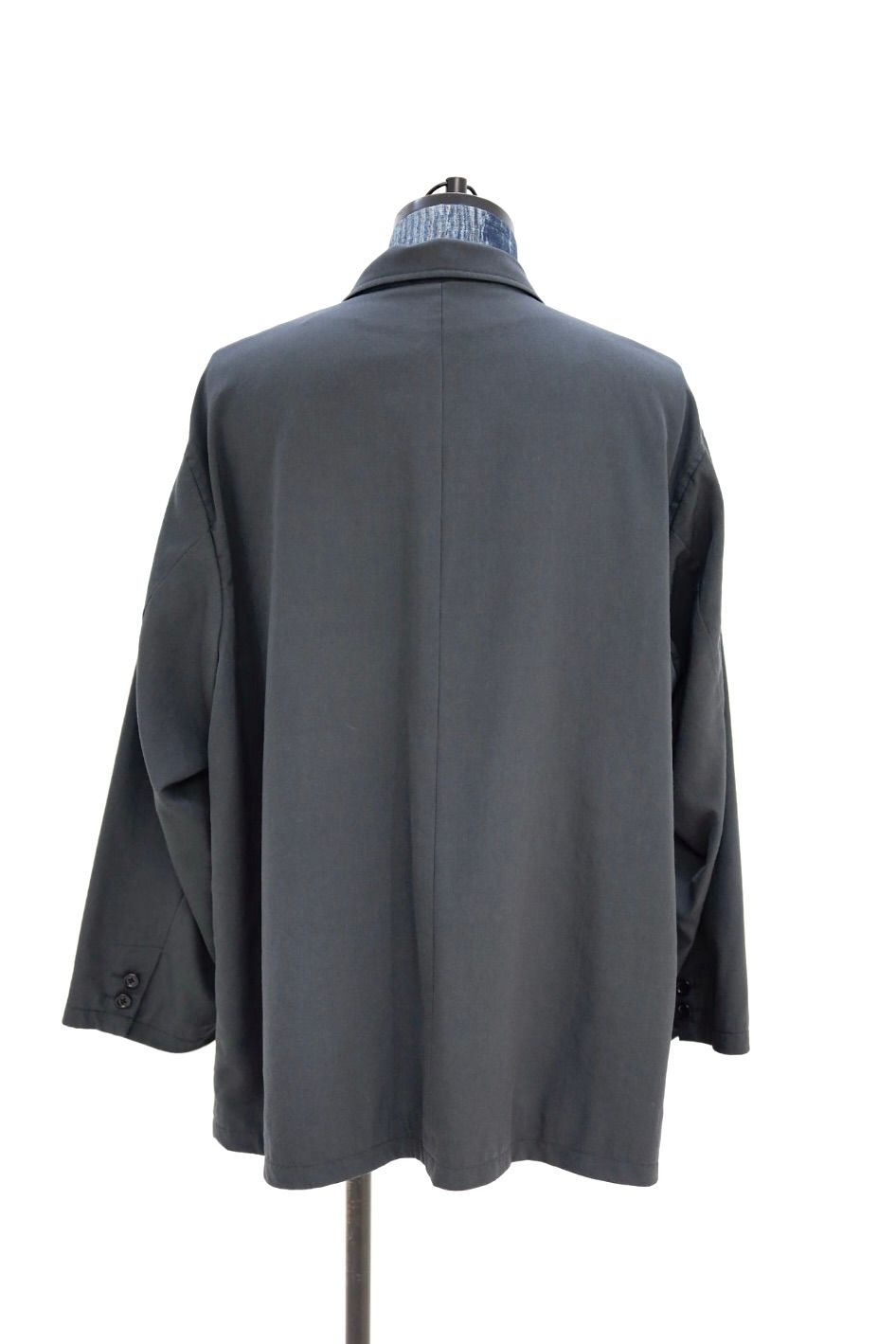 グラフペーパー 26SS Fulled Wool Twill Oversized Jacket(GM261-20340)CHARCOAL☆2月7日(土)発売！