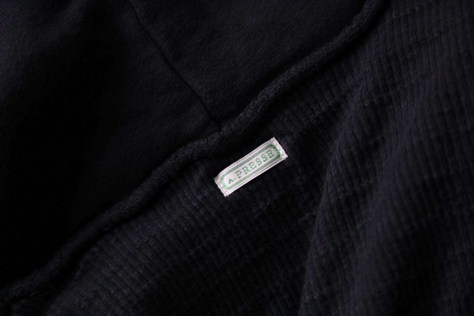 アプレッセ 2025 STYLE2 Vintage Zip Sweat Hoodie(25AAP-05-12)BLACK☆9月27日(土)発売！