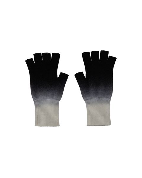 グラフペーパー 25AW Gradient Dyed Wool Knit Fingerless Gloves(GU253-90493)BLACK☆9月27日(土)発売！