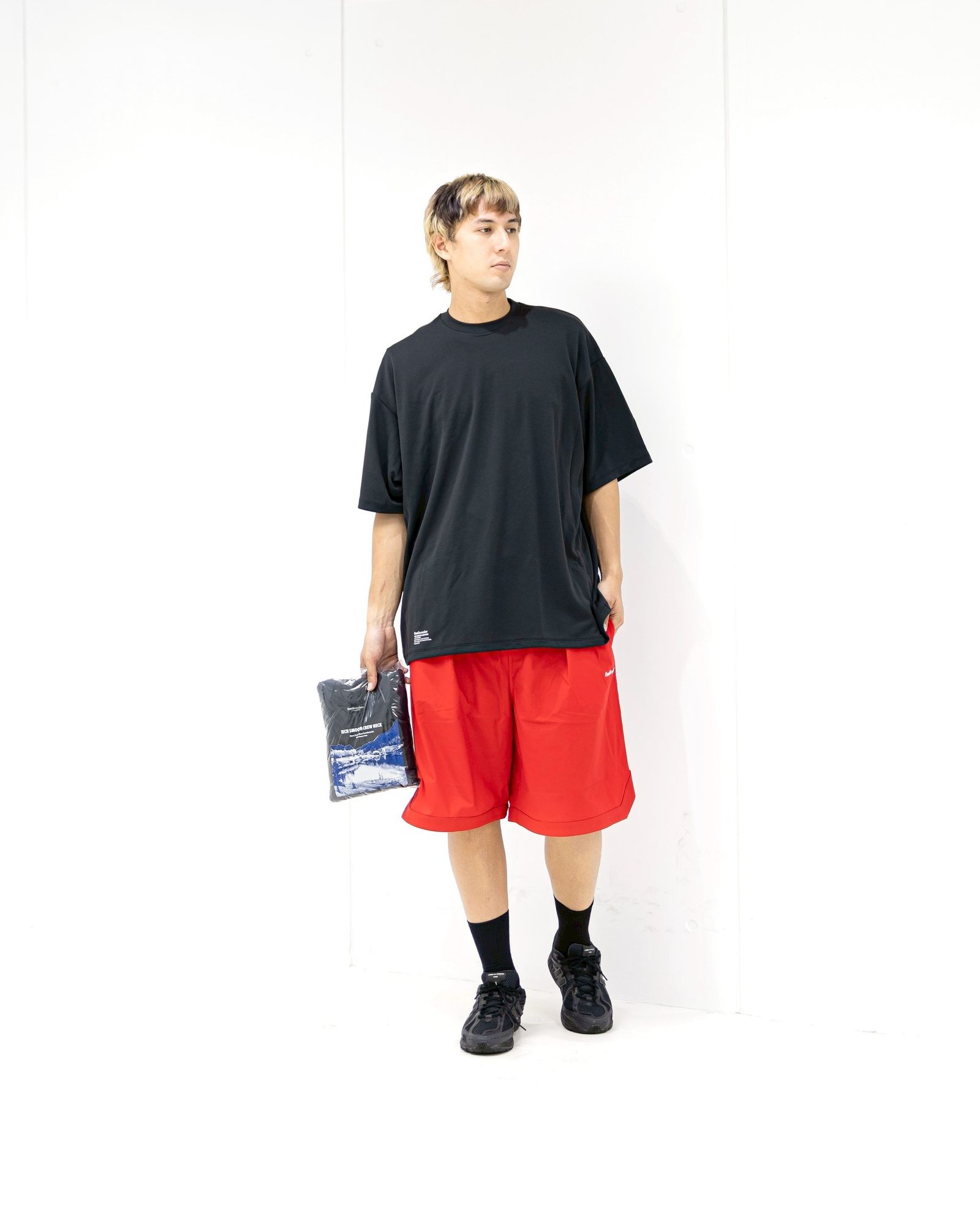 フレッシュサービス  2-PACK TECH SMOOTH S/S CREW NECK(FSS263-70075B)BLACK☆7月18日(土)新作発売！