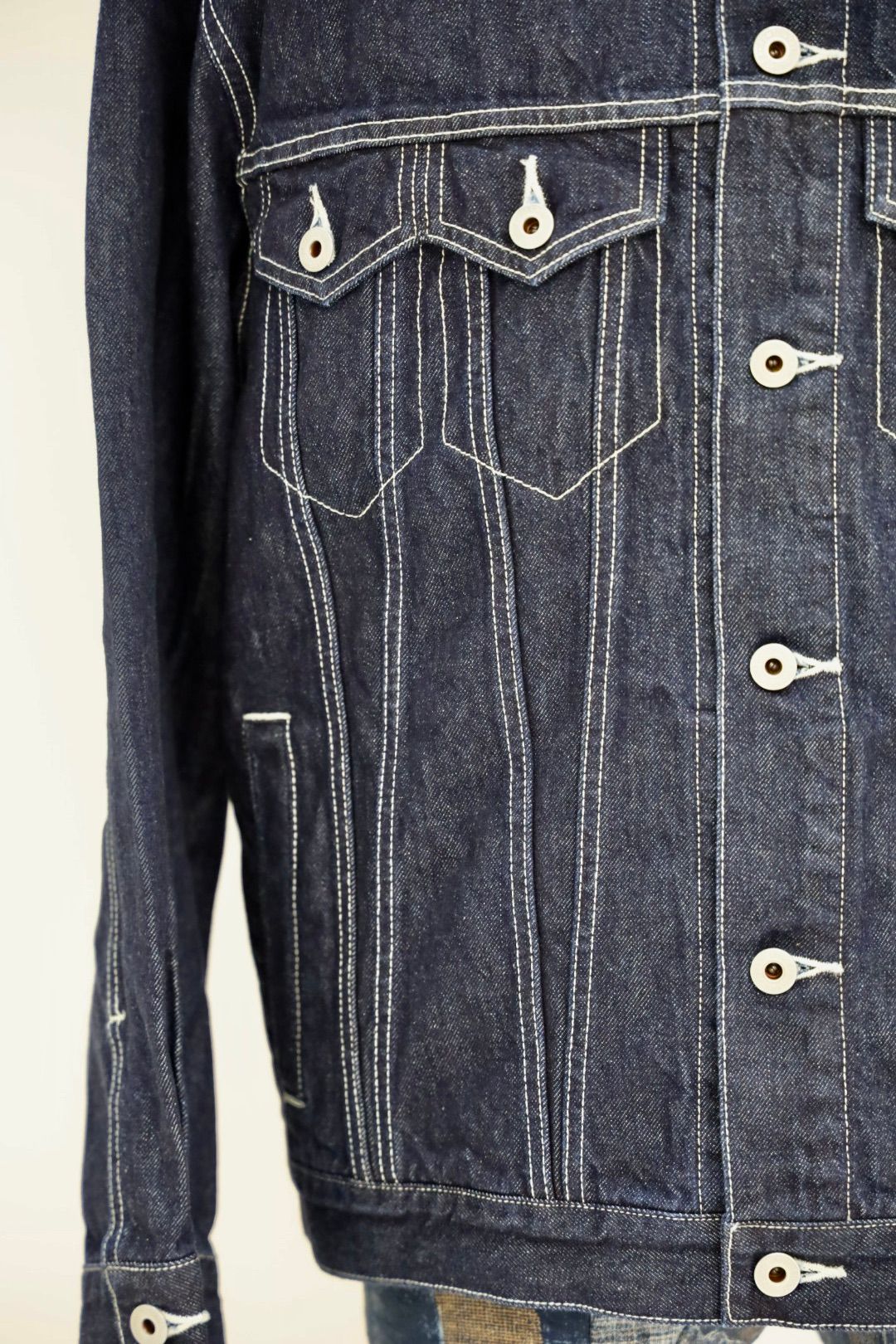 ファンダメンタル デニムジャケット THIRD THIRD JACKET RINSE(FA25JK33U-IND)INDIGO