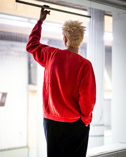 A.PRESSE  Vintage Double V Sweatshirt  (RED)  8月30日(土)新作発売！