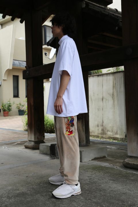 Graphpaper S/S Mock Neck Tee(GU212-70056B) style. 2021.06.07.